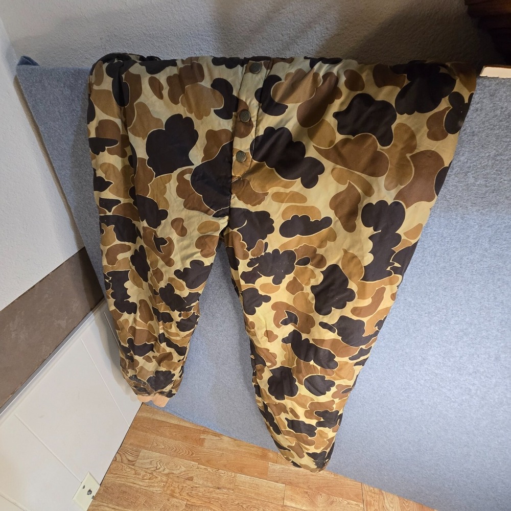 Vintage Hunting Columbia Pants Mens XL Duck Camo Thinsulate